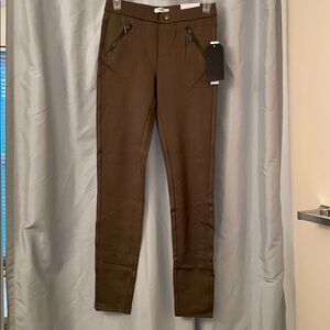 NWT KENSIE DARK MOSS PANTS XS